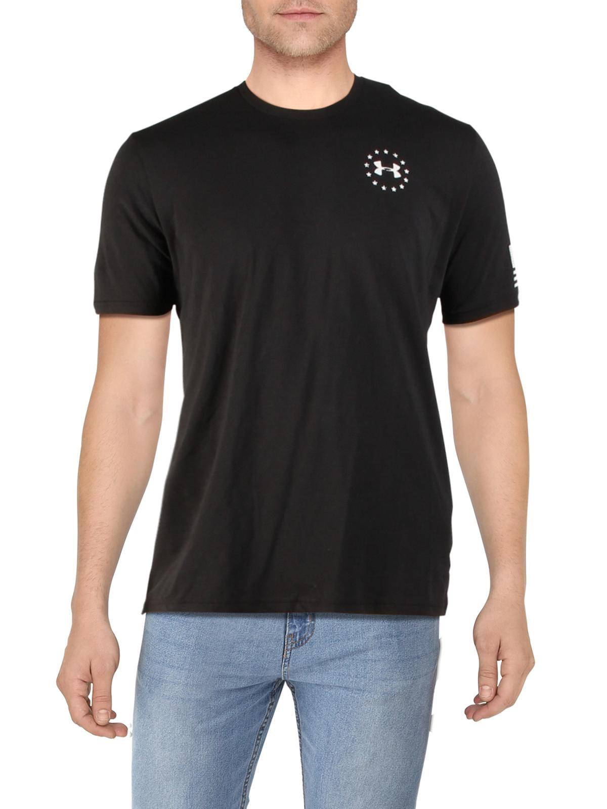 Under Armour Mens American Flag Graphic Crewneck T-Shirt - Walmart.com