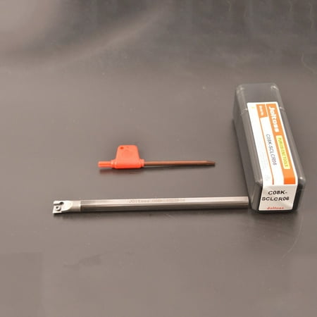 

LIKEM Solid Carbide Lathe Inner Turning-Tool Boring Bar For CCMT0602 C08K-SCLCR06