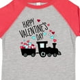 thumbnail image 4 of Inktastic Happy Valentine's Day Train Boys or Girls Toddler T-Shirt, 4 of 5