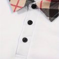 thumbnail image 5 of Men’s Classic Shirt Casual Short Sleeve Plaid Splice T Shirts Regular Fit Business& Shirts, 5 of 8
