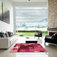 thumbnail image 6 of Ahgly Company Indoor Rectangle Patterned Crimson Red Area Rugs, 7' x 10', 6 of 6