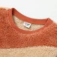 thumbnail image 5 of PatPat Kid Girl Sweet Colorblock Fleece Pullover Sweatshirt Size 5-12, 5 of 7