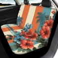 thumbnail image 4 of Uourmeti Red Hibiscus Car Seat Covers Washable Car Seat Covers Full Set, Fashion Compatible with Cars Truck, 4 of 10