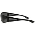 thumbnail image 2 of 2 Pair of Bifocal Sport Wrap Reading Sunglasses with Side Shield Lens - Gloss Black - 2.0, 2 of 3