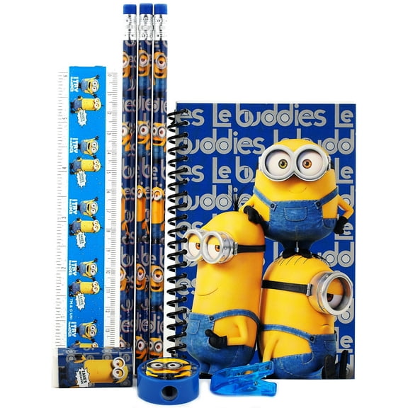 Minions Blue Stationery Set