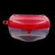 thumbnail image 4 of Estuche protector de plástico rígido para gafas de buceo, snorkel y natación. rojo, 4 of 6