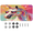 Multicolor 4, variant on ADECORIVY Colorful Cats Front License Plate, Funny Animal Kitty Novelty Vanity Tag Aluminum License Plate with 4 Holes, Metal Car Accessory for Men Women, 6 x 12 Inch