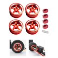 thumbnail image 1 of Llanta de Rueda de 4 Piezas Hugo para MN86KS MN86 MN 12 Car Truck Upgrade Parts Rojo, 1 of 8
