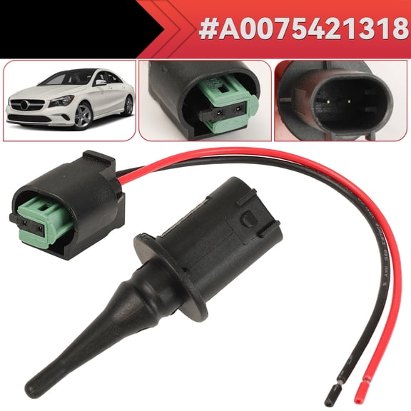 OEMASSIVE Outside Ambient Air Temperature Sensor Connector Pigtail for Mercedes-Benz C S E