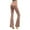 Z-Khaki69, variant on JIAYUE Women's Casual Leggings Athletic Summer Solid Color Elastic High Waist Flare-Leg Full Length Running Sports Yoga Pants