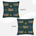 thumbnail image 3 of Bingfone Big Machine Linen Throw Pillow Covers Cushion Case Pocket Button Vintage Farmhouse Pillowcase for Sofa Couch Bed 18"x18", 3 of 9