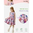 thumbnail image 3 of Aideaone Toddler Girl Sleeveless Dresses and Long Sleeve Ruffle Cardigan 2 Piece Fall Outfits for 2-7T, 3 of 5