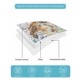 thumbnail image 4 of Twin XL Quilt Bedding Set, Brown Turtle Coastal Reversible Summer Quilt 3 Pieces, Summer Beach Coral Seahorse Ocean Octopus Lightweight Bedspreads Coverlets with 2 Pillow Shams for All Seasons, 4 of 5