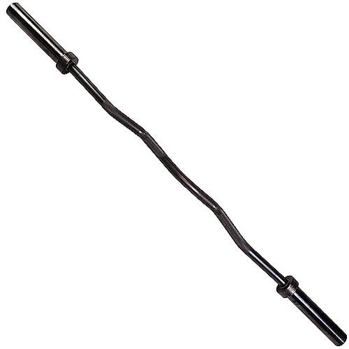 CAP Barbell 2" Olympic Deluxe Curl Bar, Black, 57"