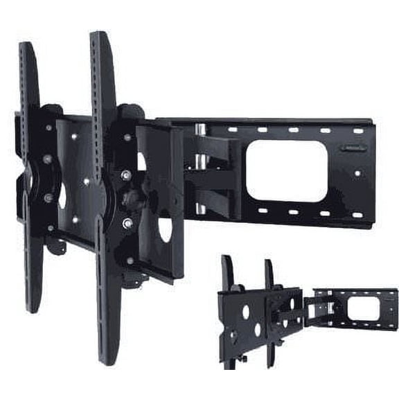 2xhome - Universal TV Wall Mount Tilt and Swivel Full Motion Articulating Single Arm Extended Arm for 35" 40" 45" 50" 60" 65" 70" 75"