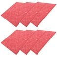 thumbnail image 5 of 6Pcs SoundAbsorbing Board Acoustic Polyester Fiber Soundproof Fireproof Silencer Panels(Red ), 5 of 8