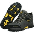 thumbnail image 2 of Mens Hiking Boots Non-Slip Outdoor Mid Top Ankle Boot Breathable Hiker Camping Trekking Shoes, 2 of 15