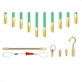 thumbnail image 4 of Varillas de Cable con Cinta Pasacables de Fibra de Vidrio, Kit de Tracción/Empuje para Cableado Eléctrico con Gancho y Orificio, Varilla Incandescente y Orificio para Gancho., 4 of 5
