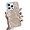 khaki, variant on Canvas Denim Half Wrap Phone Case, Fashionable and Creative, Large Hole Design, Anti-Drop, for iPhone 15 14 13 12 11 Pro Max Mini XS XR 7 8 Phone Case (Black,iPhone XR)