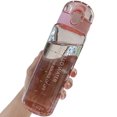 thumbnail image 1 of Coofit Bouteille d'Eau Étanche à Échelle, Bouteille Portable pour Boire, Bouteille de Boisson avec Lanière, 1 of 10