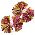 thumbnail image 3 of Blue Reusable PE Cheerleading Pompom for Sports Events and Parties 2pcs, 3 of 4