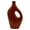 Teracota, variant on Bergamo Art 10" High Decorative Handmade Aluminum Jug Flower Vase in Terracotta