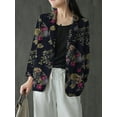 thumbnail image 3 of ZANZEA Women Suit Full Sleeve Buttons Up Turn Down Collar Office Coat Cardigan, 3 of 5