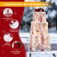 thumbnail image 3 of Topbuy Set of 3 Christmas Lighted Gift Boxes Battery Powered Present Boxes w/Red Bows 60 Warm Lights & 6 Hours Timing Function, 3 of 7