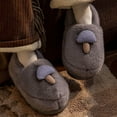 thumbnail image 5 of Fengactive Womens Plush Slippers Cute Mushroom Decor Warm Indoor House Slippers Non Slip Winter Home Shoes, 5 of 7