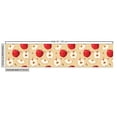 thumbnail image 3 of Ambesonne Fruits Fabric by the Yard Upholstery, Fresh Fruit Slices Pie, 1 Yard, Cream Red Beige, 3 of 5