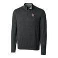 thumbnail image 2 of Men's Cutter & Buck Heather Charcoal LSU Tigers Lakemont Quarter-Zip Pullover Sweater, 2 of 3