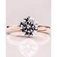 thumbnail image 5 of SOLITAIRE JEWELS 1.40CT Round Cut Moissanite Solitaire Engagement Ring, 4-Prong Solitaire Moissanite Ring for Women, 18k Yellow Gold Solitaire Ring, 5 of 7