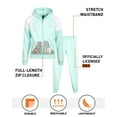 thumbnail image 2 of RBX Girls Sweatpants Set - 2 Piece Fleece Zip Up Girls Sweatshirt and Jogger Set (7-12), 2 of 7