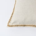 thumbnail image 3 of EvJk Set of 2 Nature Throw Pillow Covers Vintage Linen Trimmed Cushion Covers, 18"x18", 3 of 6
