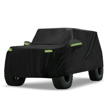 Unique Bargains Waterproof Car Cover 210D Oxford Cloth Black