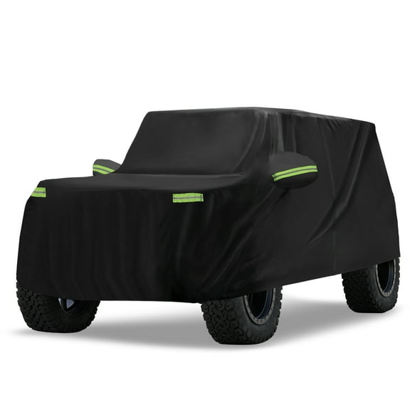 Unique Bargains Waterproof Car Cover 210D Oxford Cloth Black