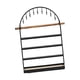 thumbnail image 5 of Organizador de joyas, soporte colgante, almacenamiento multiusos, regalo para mujeres y niñas, pendientes negro, 5 of 9
