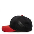 thumbnail image 5 of OC Sports AIR25 Flexible Fitting Cap - Black Red, 5 of 8