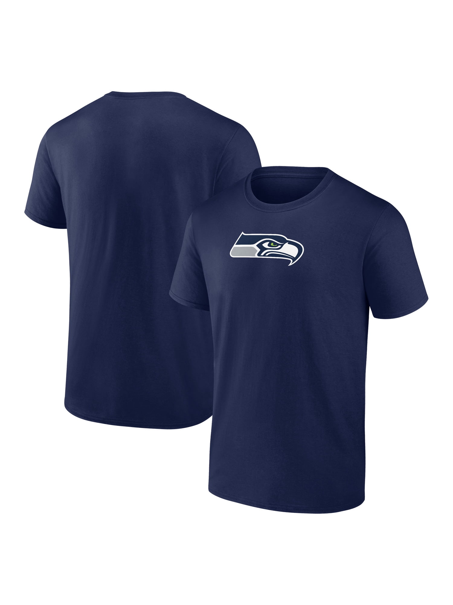NFL Seattle Seahawks Men's Cotton Navy Short Sleeve T-Shirt