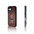 thumbnail image 3 of For iPhone 17 Case, 3D Cute Bear Design Phone Case, Stylish and Protective Cover Compatible with Precise Cutouts, Shock-Absorbing and Anti-Slip Silicone Shell,  White/Black/Brown, 3 of 10