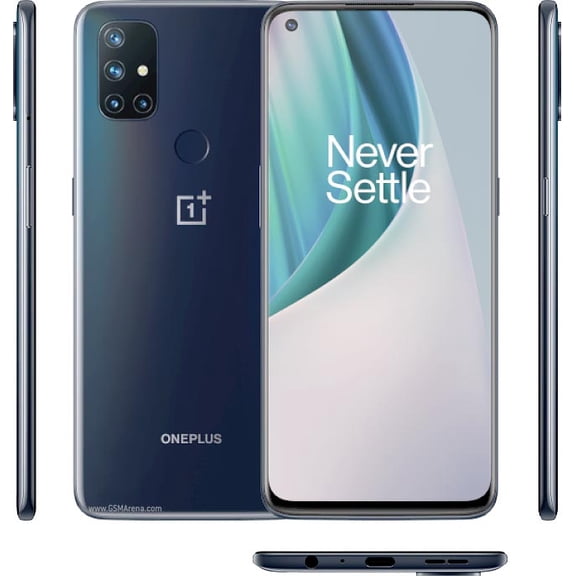 Pre-Owned OnePlus Nord N10 5G 128GB BE2028 GSM Unlocked 6.49" 6GB RAM Smartphone - Midnight Ice