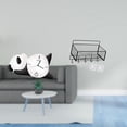 thumbnail image 2 of Reloj de pared Panda Reloj de pared Cesta de almacenamiento colgante Organizador de pared colgante Cesta de almacenamiento de gabinete Diseño único de, 2 of 8