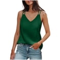 thumbnail image 2 of Tank Top Women Sleeveless V Neck Fitting Basic Tank Tops Womens Spring Cute Tank Tops, 2 of 7