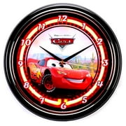 Disney/Pixar Cars Lightning McQueen Neon Wall Clock