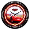 Disney/Pixar Cars Lightning McQueen Neon Wall Clock