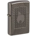thumbnail image 1 of Zippo 48569 Flame Pattern Design Armor Black Ice Windproof Lighter, 1 of 5