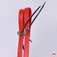 thumbnail image 3 of HILASON Western Premium Biothane Leather Horse Split Rein Red, 3 of 3