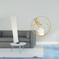 thumbnail image 2 of Escultura De Pantalla De Lámpara De Pie De Cristal, Figura De Metal, Adorno De Escritorio Para Sala De Estar, Dormitorio, Pasillo, Chimenea, Decoración De Oficina, 2 of 8