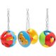 thumbnail image 1 of ZHAOCHENG Juguete masticable colorido con forma de cono para pájaros, para loros, pájaros del amor, perros, cachorros y gatos, 1 of 5