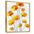 thumbnail image 3 of Designart 'Country Yellow Flowers On White' Traditional Framed Canvas Wall Art Print, 3 of 5